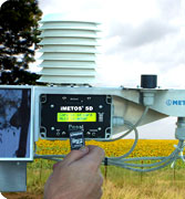 iMetos SD para &aacute;reas remotas Estaci&oacute;n meteorol&oacute;gica autom&aacute;tica para sitios sin cobertura de celular