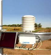 Sensor de temperatura y humedad de aire a distancia con protecci&oacute;n contra radiaciones HygroClip